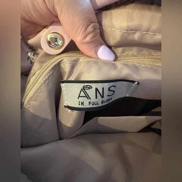 Ans Cat Pattern Pu Shoulder Bag - Pink - Picture 3 of 5